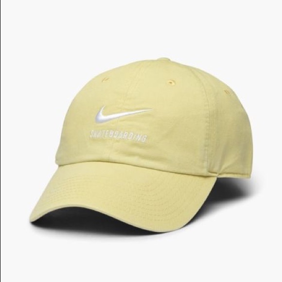 NIKE SB UNISEX H86 TWILL DAD HAT | LEMON WASH - Picture 3 of 5
